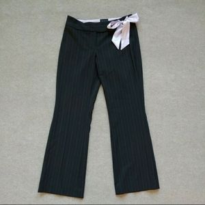 Limited Brand Black and Lavender Cassidy pants size 6